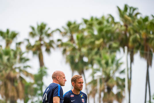 Anders Jacobson, assistant coach of Norway, and Martin