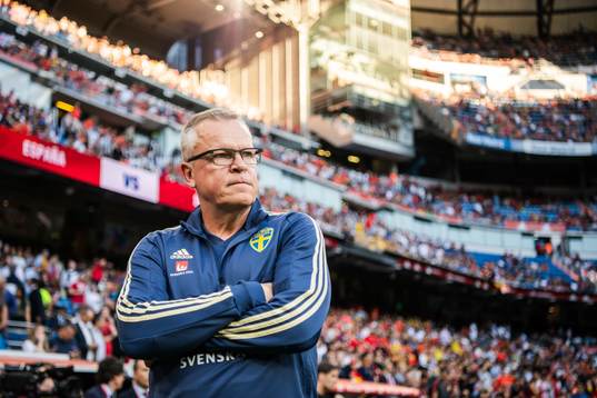 Head coach Janne Andersson of Sweden