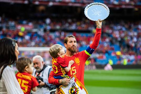 Sergio Ramos of Spain