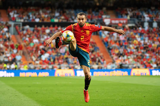 Dani Carvajal of Spain