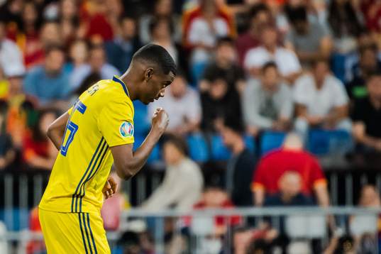 Alexander Isak of Sweden