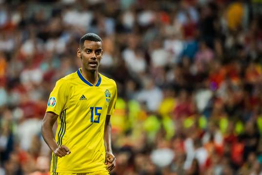Alexander Isak of Sweden