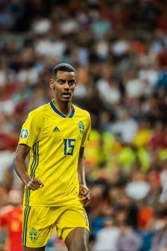 Alexander Isak of Sweden