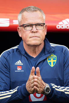 Head coach Janne Andersson of Sweden