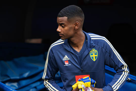 Alexander Isak of Sweden