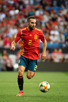 Dani Carvajal of Spain