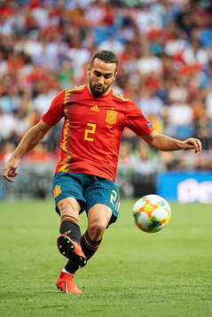 Dani Carvajal of Spain
