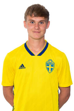 Nils Bertilsson i P17-landslaget
