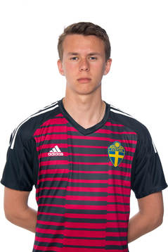 Hugo Claesson i P17-landslaget