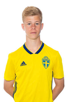 Filip Gustafsson i P17-landslaget