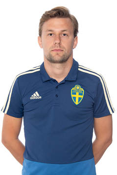 Tränare Erik Engberg i P17-landslaget