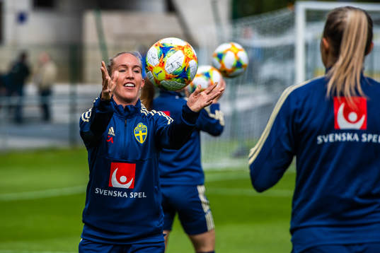 Julia Roddar of Swedish national women football team