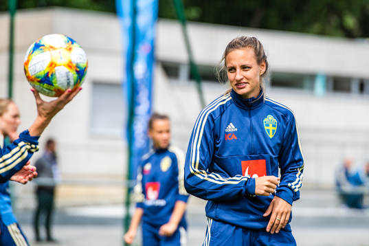 Nathalie Björn of Swedish national women football team