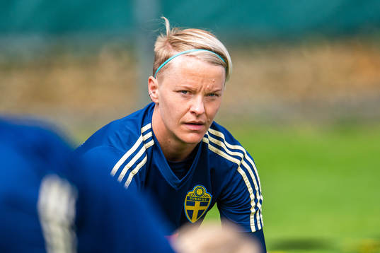 Nilla Fischer of Swedish national women football team