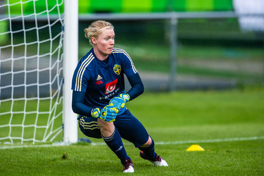 Goalkeeper Hedvig Lindahl of Swedish national women