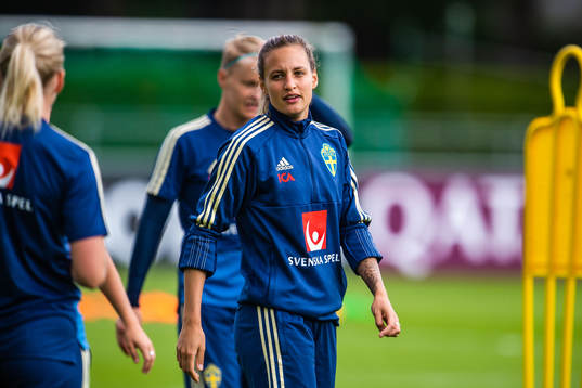 Nathalie Björn of Swedish national women football team