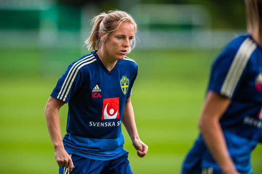Mimmi Larsson of Swedish national women football team