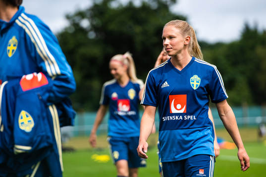 Jonna Andersson of Swedish national women football team