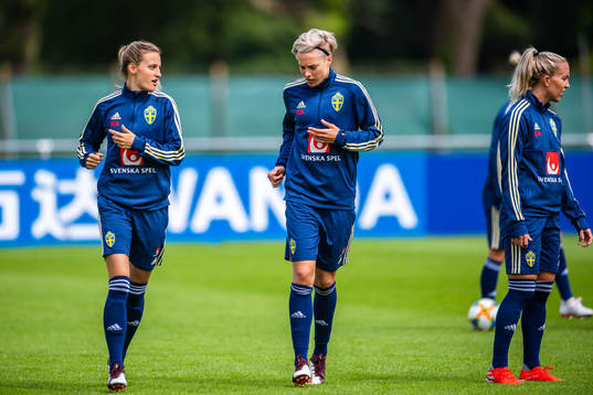 Nathalie Björn , Lina Hurtig and Julia Roddar of Swedish
