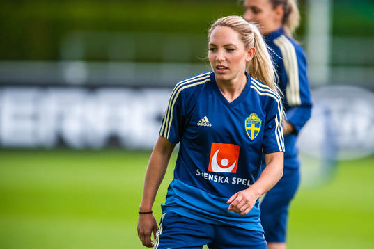 Elin Rubensson of Swedish national women football team