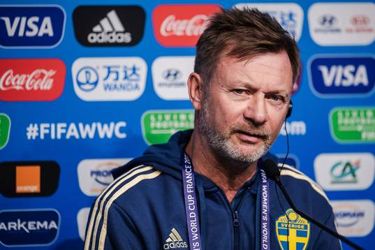 Head coach Peter Gerhardsson of Sweden