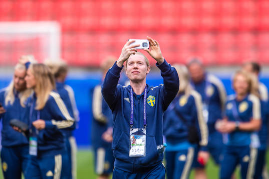 Goalkeeper Hedvig Lindahl of Sweden
