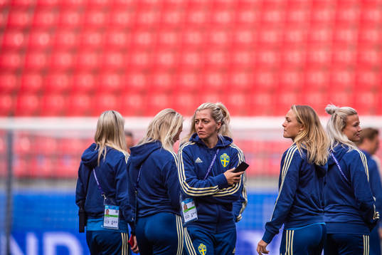 Linda Sembrant and Magdalena Eriksson of Sweden