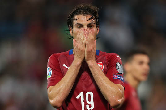 Patrik Schick of Czech Republic is seen