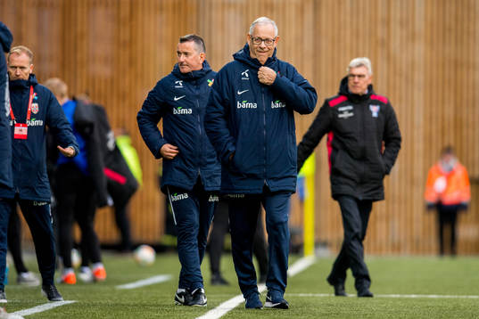Lars Lagerbäck, head coach of Norway