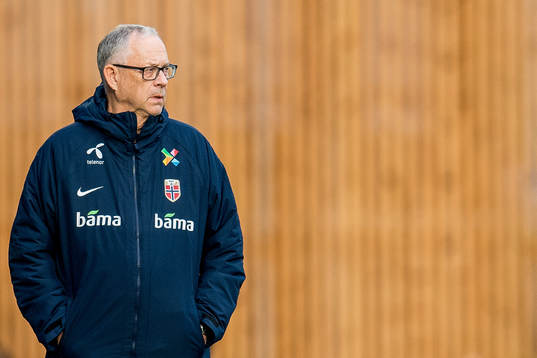Lars Lagerbäck, head coach of Norway