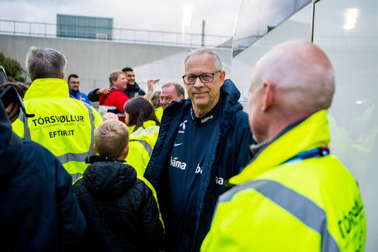 Lars Lagerbäck, head coach of Norway