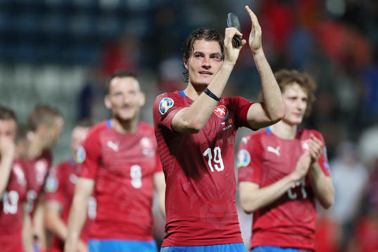 Patrik Schick of Czech Republic is seen