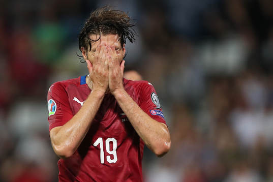 Patrik Schick of Czech Republic is seen