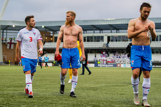 Viljormur Davidsen, Odmar Færø and Hallur Hansson of