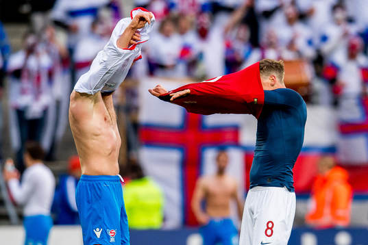 Odmar Færø of Faroe Islands and Stefan Johansen of Norway