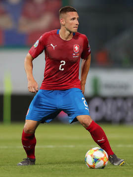 Pavel Kaderabek of Czech Republic is seen