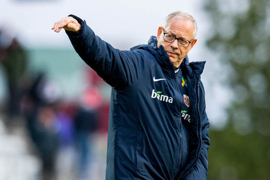 Lars Lagerbäck, head coach of Norway