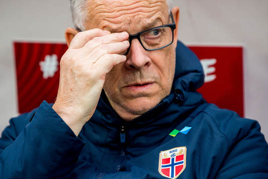 Lars Lagerbäck, head coach of Norway