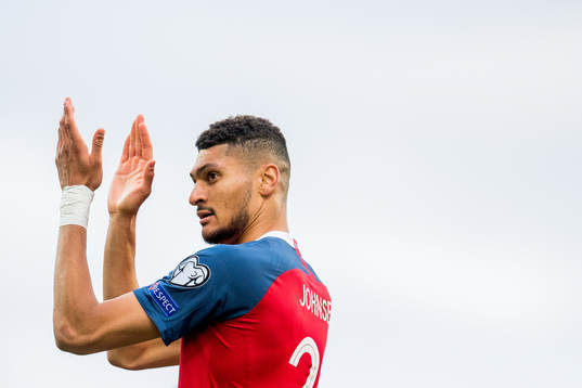Bjørn Maars Johnsen of Norway celebrates