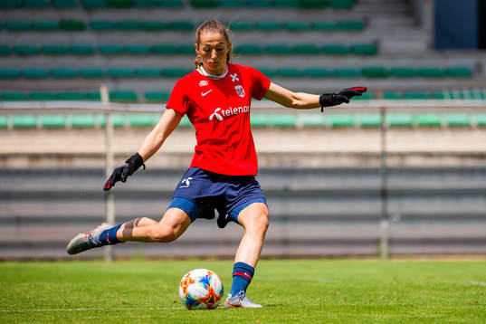 Goalkeeper Cecilie Hauståker Fiskerstrand of Norway