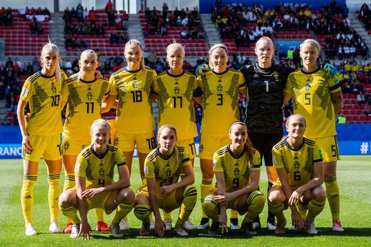Sofia Jakobsson, Stina Blackstenius, Caroline Seger, Linda
