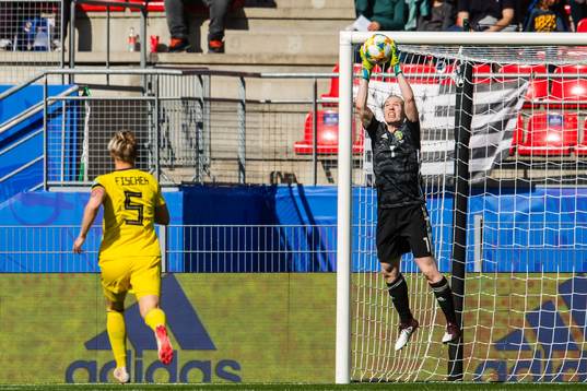 Goalkeeper Hedvig Lindahl of Sweden
