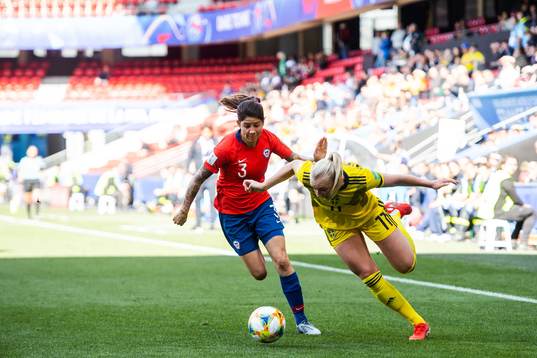 Carla Valentina Guerrero Puelle of Chile and Stina