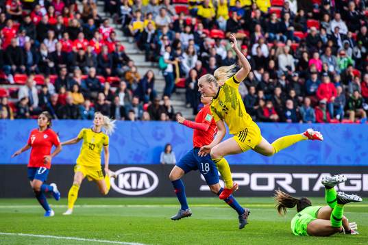Stina Blackstenius of Sweden