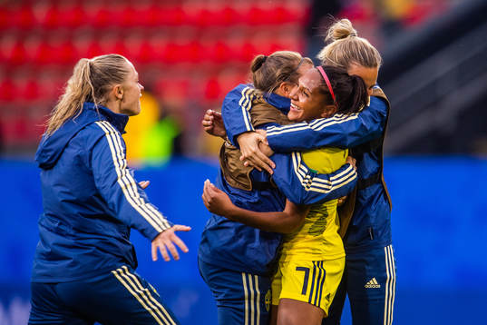 Fridolina Rolfö ,Julia Zigiotti Olme , Nathalie Björn and