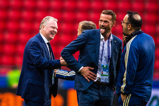 President Karl-Erik Nilsson of the Swedish Football