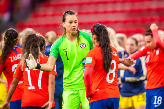 Goalkeeper Claudia Endler of Chile