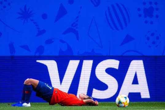 Javiera Paz Toro Ibarra of Chile in pain