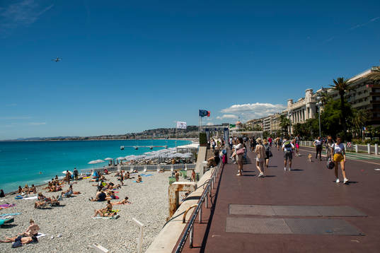 General view of Promenade des Anglais