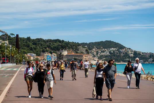 General view of Promenade des Anglais